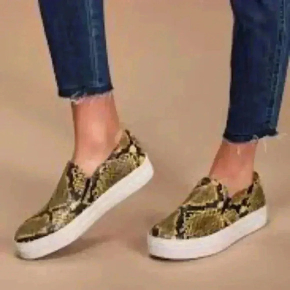 Steve Madden Gills Snake Flatform‎ Sneakers 7.5 - Picture 2 of 2